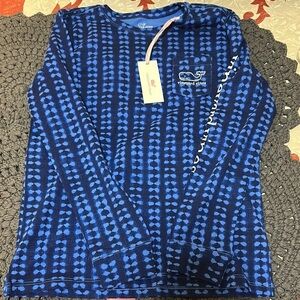 NWT Girls Vineyard Vines Tie Dye Whale Long Sleeve Tee